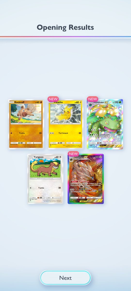 _You_can_STAY_'s tweet photo. Not a god pack but nice one either way! 🤭

#PokemonTCGPocket https://t.co/1napXCcvOR