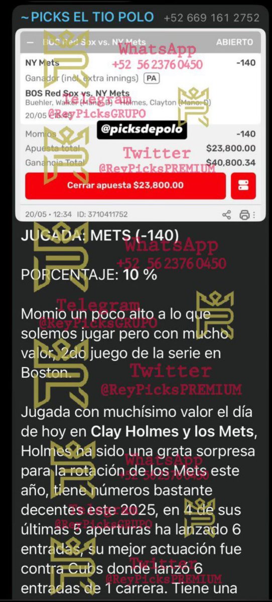 Jugada 10% de bank TÍO POLO ⚾️🏟️