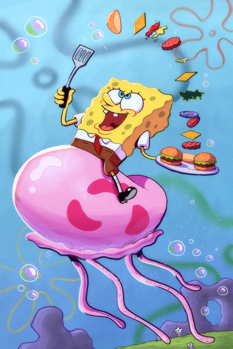 TiClaStudios's tweet image. sponge bob (+timelapse)