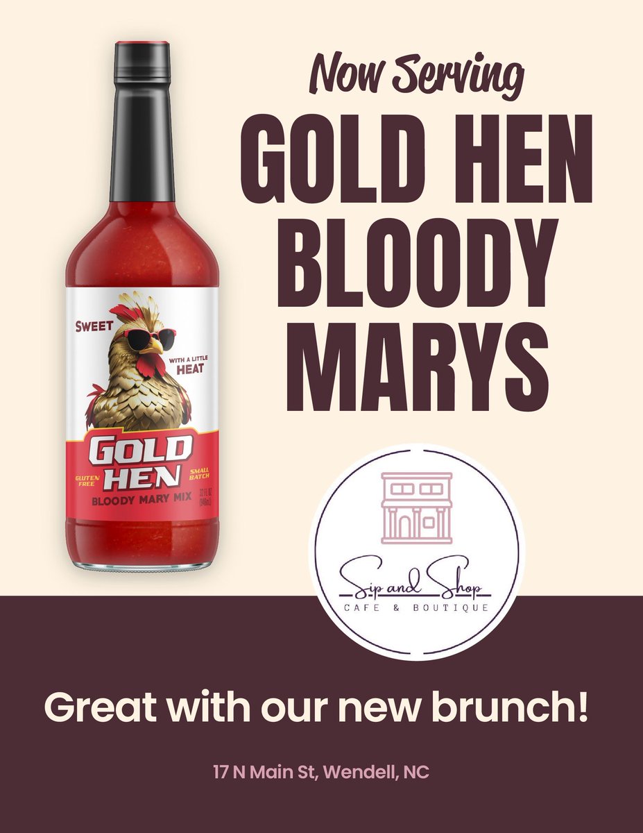 Gold Hen Bloody Mary Mix tweet media