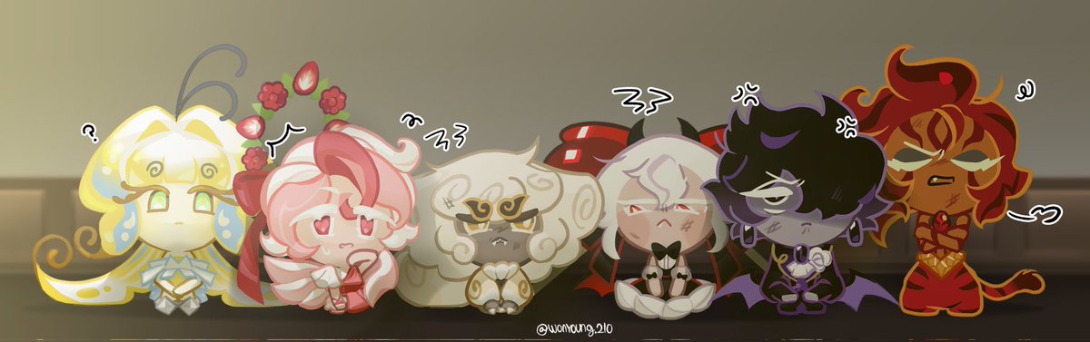wonyounglee210_'s tweet photo. 부하들 혼내는 비스트들🔺️🎭🌾🩷
#쿠키런킹덤 #cookierunkingdom https://t.co/kwJUUQyyOE