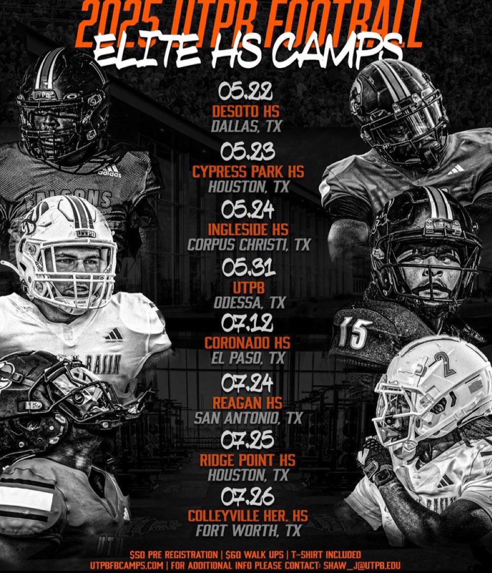 Thank you <a href="/MikeBabcock44/">Mike Babcock</a> for the invite! #RTFU #UTPB <a href="/UTPBFootball/">UTPB Football</a> <a href="/ExpoRecruits/">Expo Recruits</a>