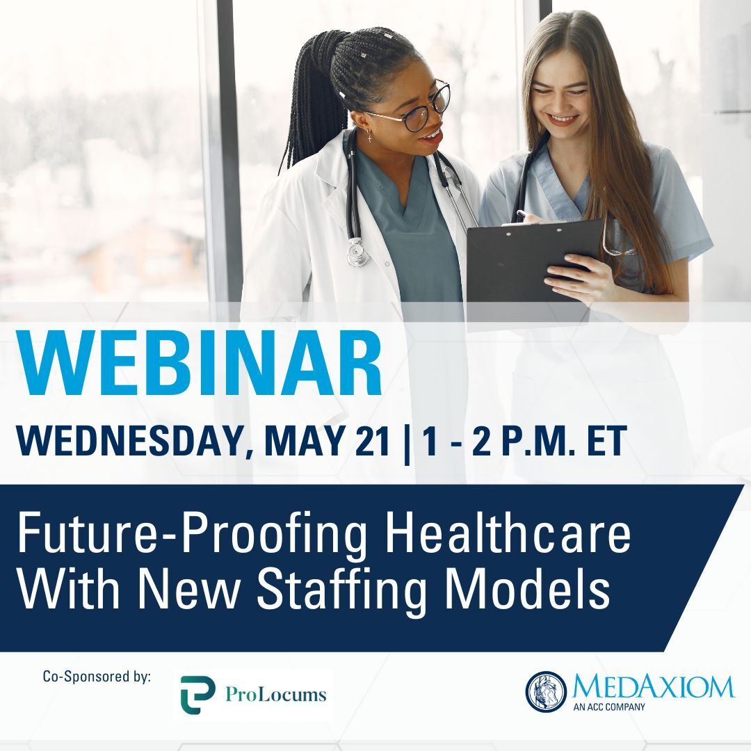 MedAxiom (@medaxiom) on Twitter photo How can cardiovascular programs stay ahead with rising retirements, a growing disease burden, and evolving workforce dynamics? Join our webinar tomorrow to find out!
Join Dr. Ish Singla and Kristin Dostner as they explore:
✔️ Innovative staffing strategies
✔️ Role of locums & How can cardiovascular programs stay ahead with rising retirements, a growing disease burden, and evolving workforce dynamics? Join our webinar tomorrow to find out!
Join Dr. Ish Singla and Kristin Dostner as they explore:
✔️ Innovative staffing strategies
✔️ Role of locums &