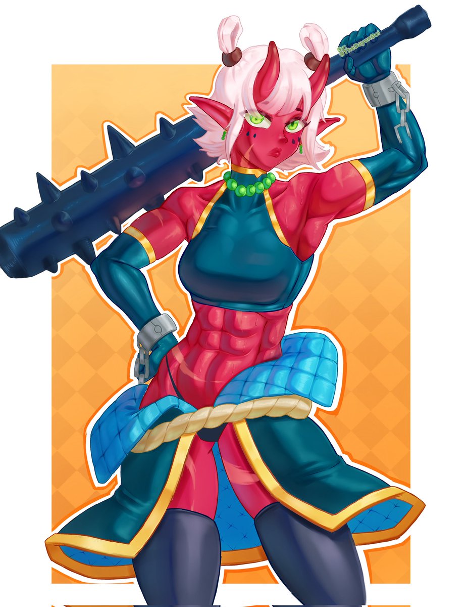 TheDayunBoi's tweet photo. Wild oni oc practice 😈🎨 https://t.co/1G0RPK5aMO