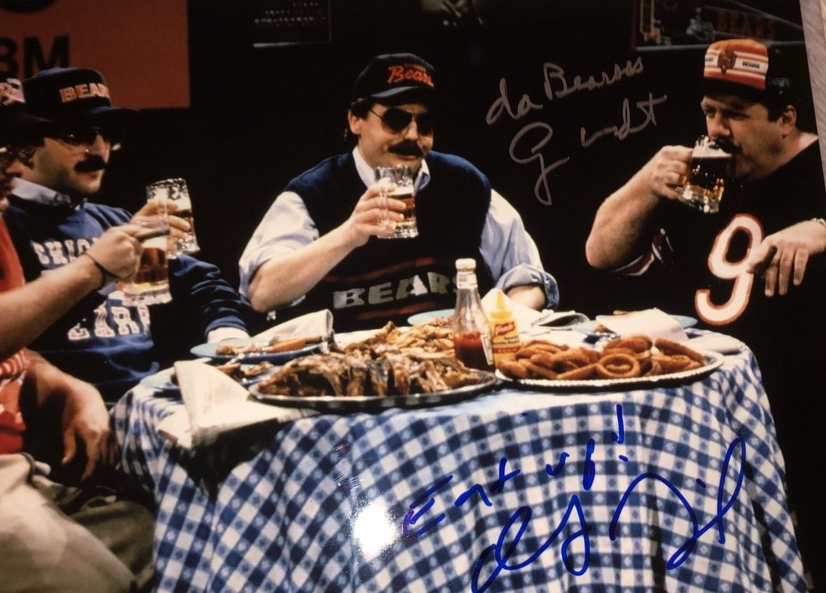 RIP to one of the Bears superfans, George Wendt. The Chicago native was 76 years old.

DA BEARS!