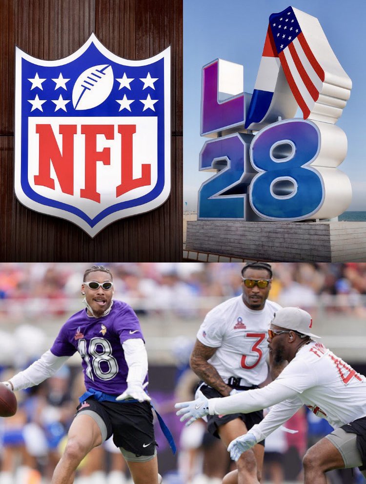 🔔¡¡ÚLTIMA HORA!! Se aprobó oficialmente la propuesta de la #NFL para permitir que sus jugadores participen en el Flag Football olímpico en 2028.

La votación fue 32 a favor y 0 en contra. ¡¡TENDREMOS DREAM TEAM EN LOS ANGELES!!🔥🤩