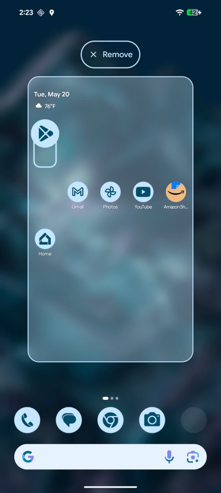 smartechdaily's tweet photo. 📱✨ تحديث جديد في Android 16 QPR1: ويدجت "At a Glance" على أجهزة Pixel أصبح أصغر، مما يتيح مساحة أكبر للتطبيقات والأيقونات على الشاشة الرئيسية. رغم ذلك، لا يزال لا يمكن تعطيله بالكامل.
#Android16 #Pixel #AtAGlance https://t.co/txXrdS73hI