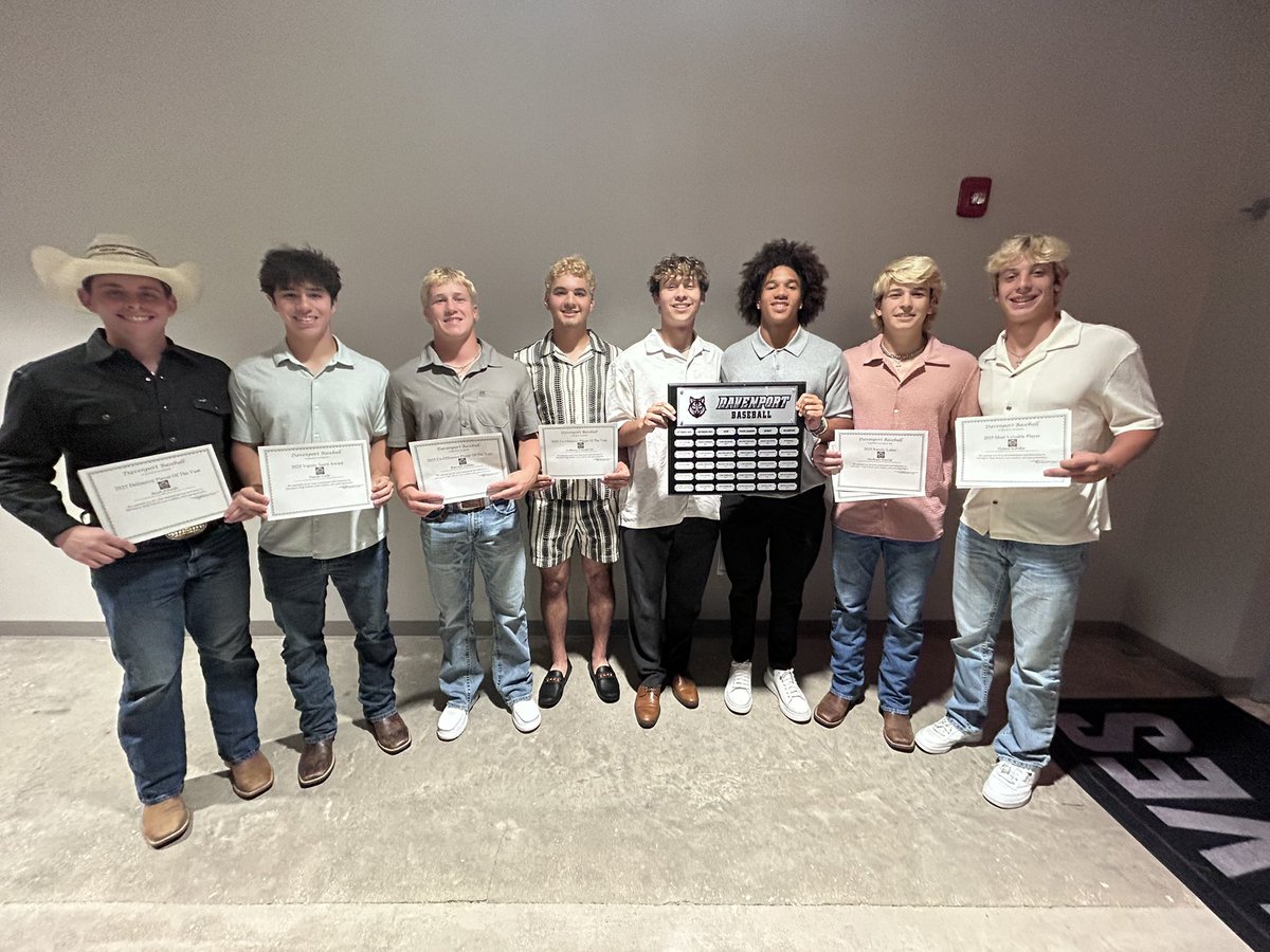 Davenport Baseball (@bsbldavenport) on Twitter photo We had a great time celebrating the success of our program with our community last night at our sports ceremony. Congrats to our Superlative Winners! <a href="/BuildThePack/">BuildThePack</a> <a href="/DavenportWolves/">DHS Wolves Athletics</a> We had a great time celebrating the success of our program with our community last night at our sports ceremony. Congrats to our Superlative Winners! <a href="/BuildThePack/">BuildThePack</a> <a href="/DavenportWolves/">DHS Wolves Athletics</a>