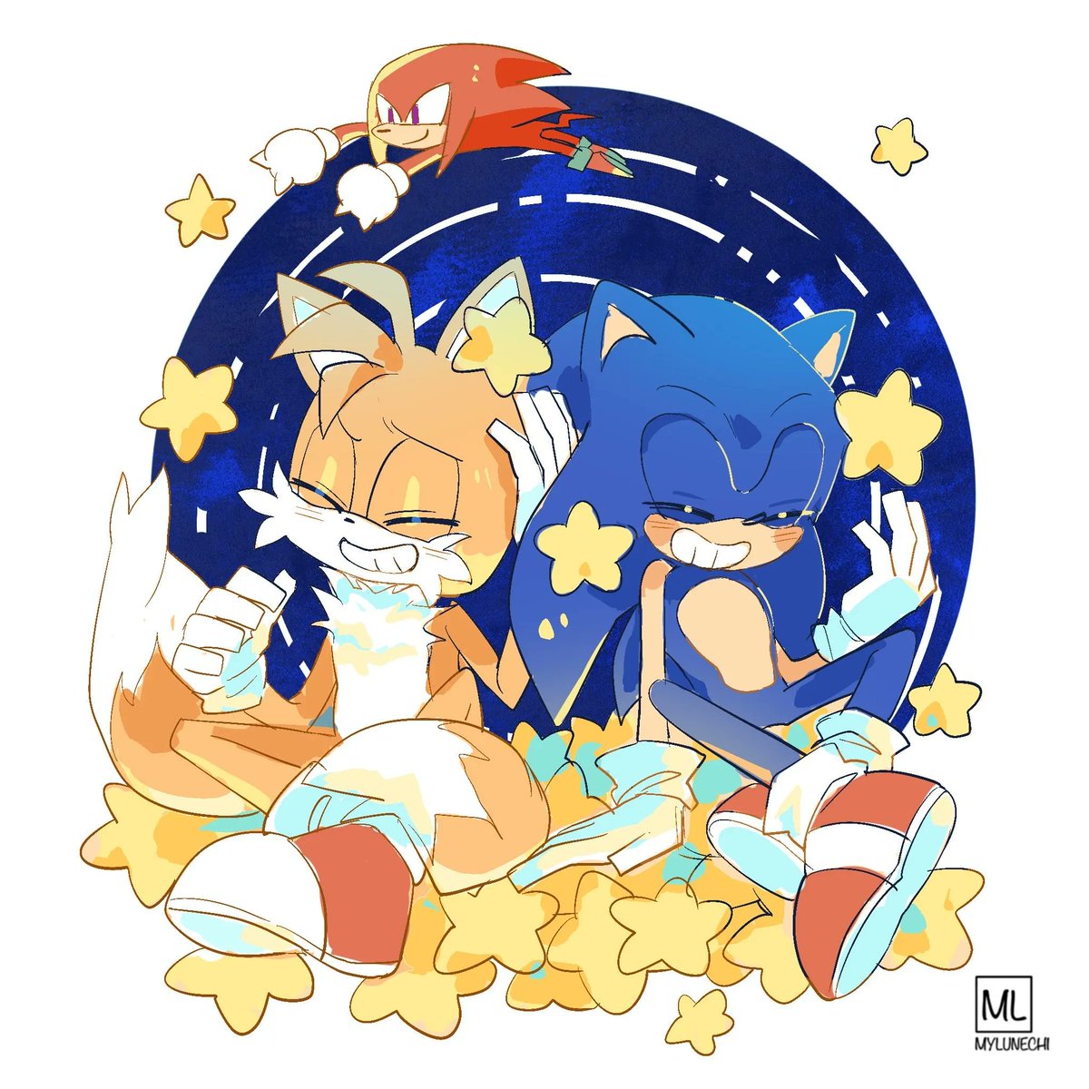 Team hero ⭐ 
#KnucklesTheEchidna #TailsTheFox #SonicTheHedgehog