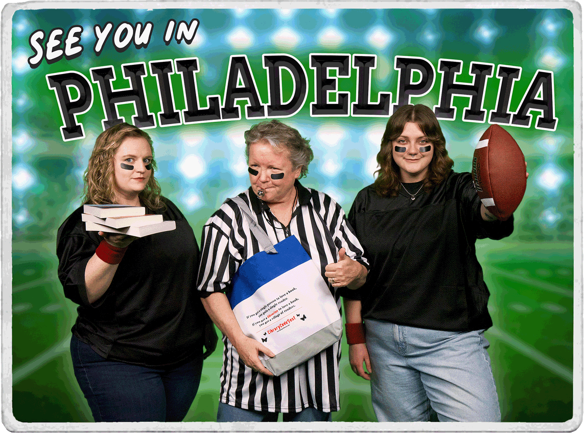 librarylovefest's tweet image. Touchdown in Philly! The LLF team is kicking off the ALA Annual 2025 Conference with our BOOK BUZZ! Join us on 6/28 from 8:30 AM until 10:00 AM in the Philadelphia Convention Center, Terrace Ballroom II.
Check out our video: bit.ly/3SfXdDA
RSVP: bit.ly/HCPBuzzatALA20…