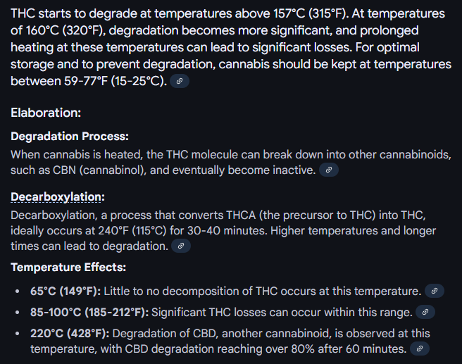 TopTierTerps2's tweet photo. Just gonna leave this here for people confused about dab temps. E rigs burn too hot, Cold starts on torch and banger are the way. Have a good day ππ #Cannabis #CannaFam #DabsForDays https://t.co/V5mAoq0COP