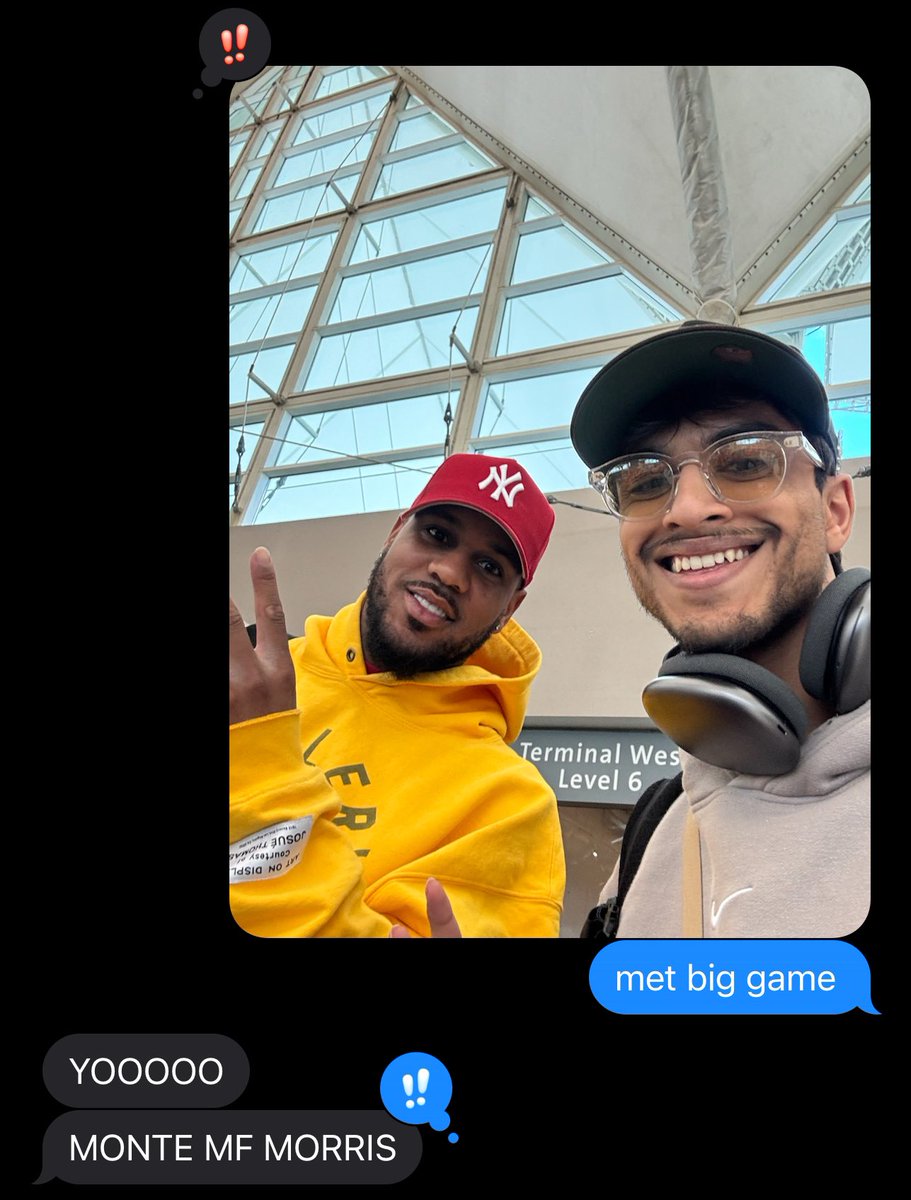 MPJVertebrae's tweet photo. the only valid reaction to meeting @BigGameTae https://t.co/6a1fc2rK8v