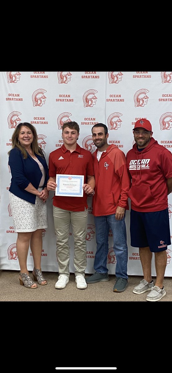 Congratulations to Ben Robinson as he was recognized at tonight’s Board of Ed meeting for his accomplishment of 100 career hits.