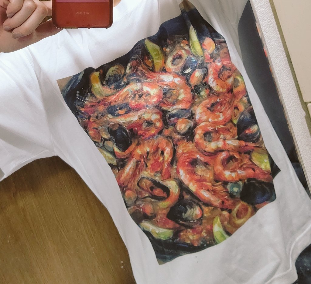 over_ane's tweet photo. https://t.co/EDa5s86qaN

BOOTHで私の描いた油彩画Tシャツが購入できるようになりました️⭕️

送料込で5500円(シロ)です。

デザインじわじわ増やして行こうかなぁと思ってます。

もしよろしければ見てください🙏 https://t.co/INzQeAcjNv