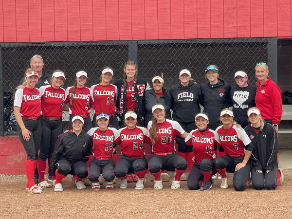 For the SIXTH straight season, Field will play for a district championship after today's 13-1 win over Beaumont.

Delilah Rahe had a homer and two singles, while Maddie Burge, Mckayla Miller and Lilli Sutkowy had two doubles apiece as the Falcons picked up their 20th win!