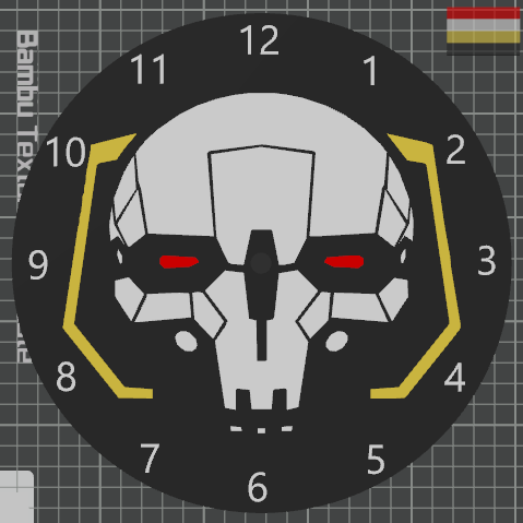 Next project for the game room. What time is it?
#battletech