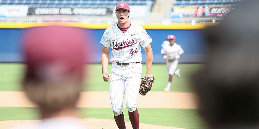 D1Baseball (@d1baseball) on Twitter photo "I think everybody on our team, everybody on our bus knows when he comes into the game, thatās usually the end of the game."
<a href="/Grant_Manning44/">Grant Manning</a> threw 2 2/3 solid innings of relief, closing the door on <a href="/HokiesBaseball/">Virginia Tech Baseball</a>'s 7-4 win vs. Stanford. More from the <a href="/ACCBaseball/">ACC Baseball</a> tournament ā¤µļø "I think everybody on our team, everybody on our bus knows when he comes into the game, thatās usually the end of the game."
<a href="/Grant_Manning44/">Grant Manning</a> threw 2 2/3 solid innings of relief, closing the door on <a href="/HokiesBaseball/">Virginia Tech Baseball</a>'s 7-4 win vs. Stanford. More from the <a href="/ACCBaseball/">ACC Baseball</a> tournament ⤵ļø