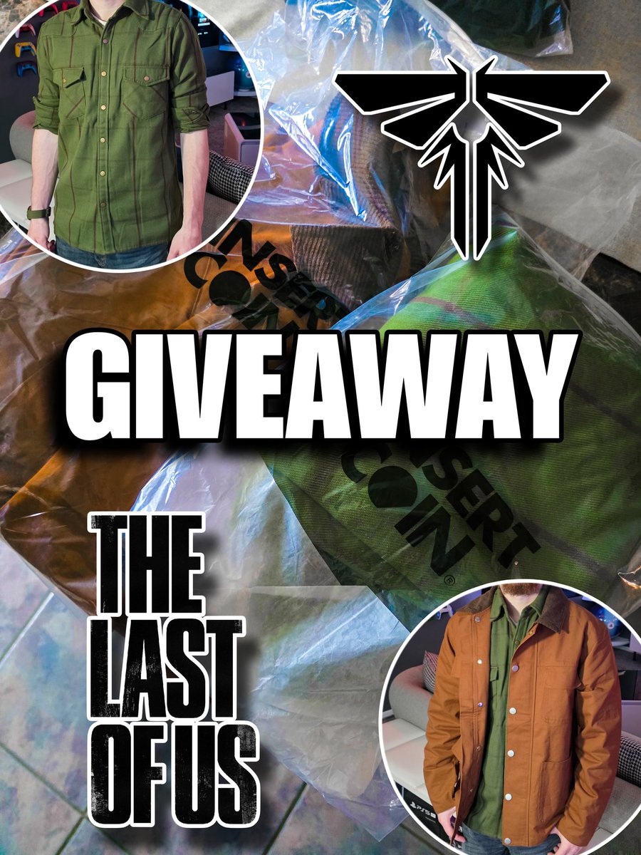 Cam 🎮 (@CamXPetra) (@lastofcam) on Twitter photo THE LAST OF US merch giveaway! 🥳🏆
• Joel Canvas Jacket (size M)
• Joel Plaid Shirt (size M)
1️⃣ All you have to do is follow:
<a href="/lastofcam/">Cam 🎮 (@CamXPetra)</a>
<a href="/ThatPetra/">Petra (CamXPetra) ☻</a>
2️⃣ RT and comment "TLOU" THE LAST OF US merch giveaway! 🥳🏆
• Joel Canvas Jacket (size M)
• Joel Plaid Shirt (size M)
1️⃣ All you have to do is follow:
<a href="/lastofcam/">Cam 🎮 (@CamXPetra)</a>
<a href="/ThatPetra/">Petra (CamXPetra) ☻</a>
2️⃣ RT and comment "TLOU"