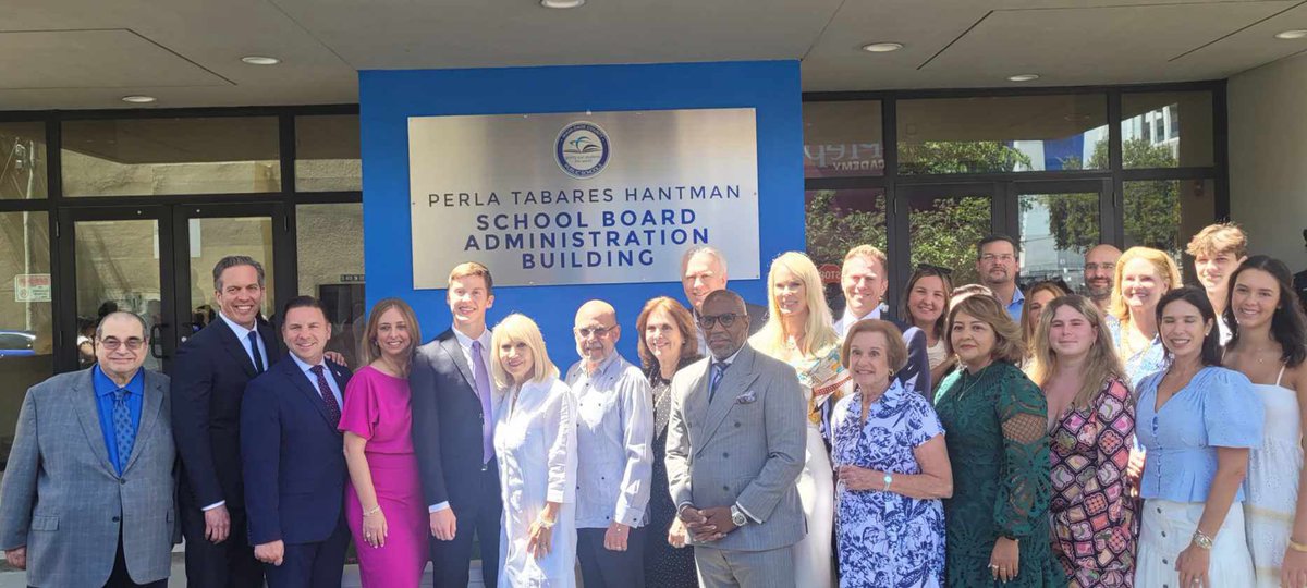 Dr. Steve Gallon III (@docstevegallon) on Twitter photo celebrating the life, love, leadership and legacy of the late Ms. Perla Tabares Hantman at the School Board Administration Building renaming ceremony. <a href="/MDCPS/">Miami-Dade Schools</a> <a href="/MDCPSNorth/">M-DCPS North Region</a> celebrating the life, love, leadership and legacy of the late Ms. Perla Tabares Hantman at the School Board Administration Building renaming ceremony. <a href="/MDCPS/">Miami-Dade Schools</a> <a href="/MDCPSNorth/">M-DCPS North Region</a>
