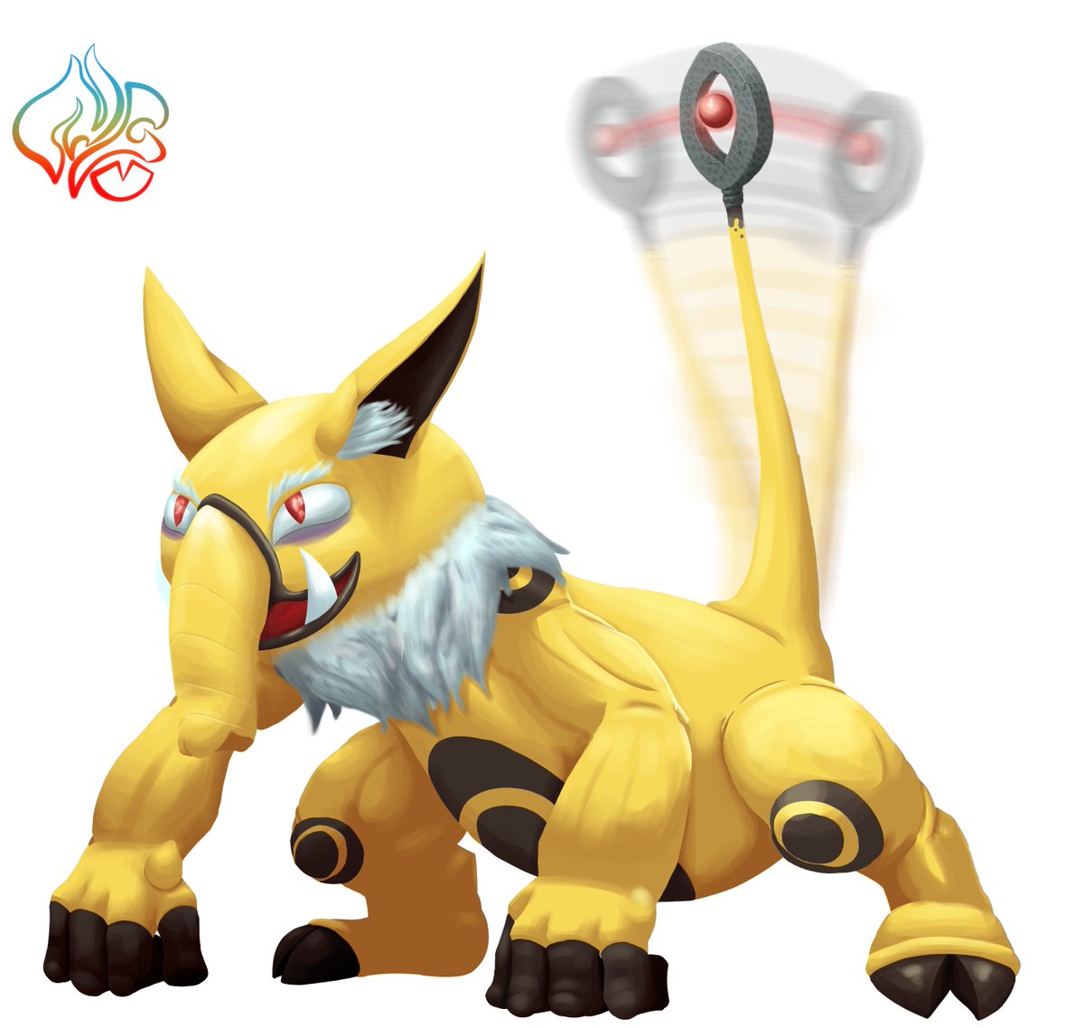 NotoriousFuego's tweet photo. I'm in like a redesigning pokemon mood as of late, so turned Hypno from a creepy old dude coded mon into a... well, still creepy but less old man coded mon.#fakemon #Pokemon https://t.co/wTz8jozDBu