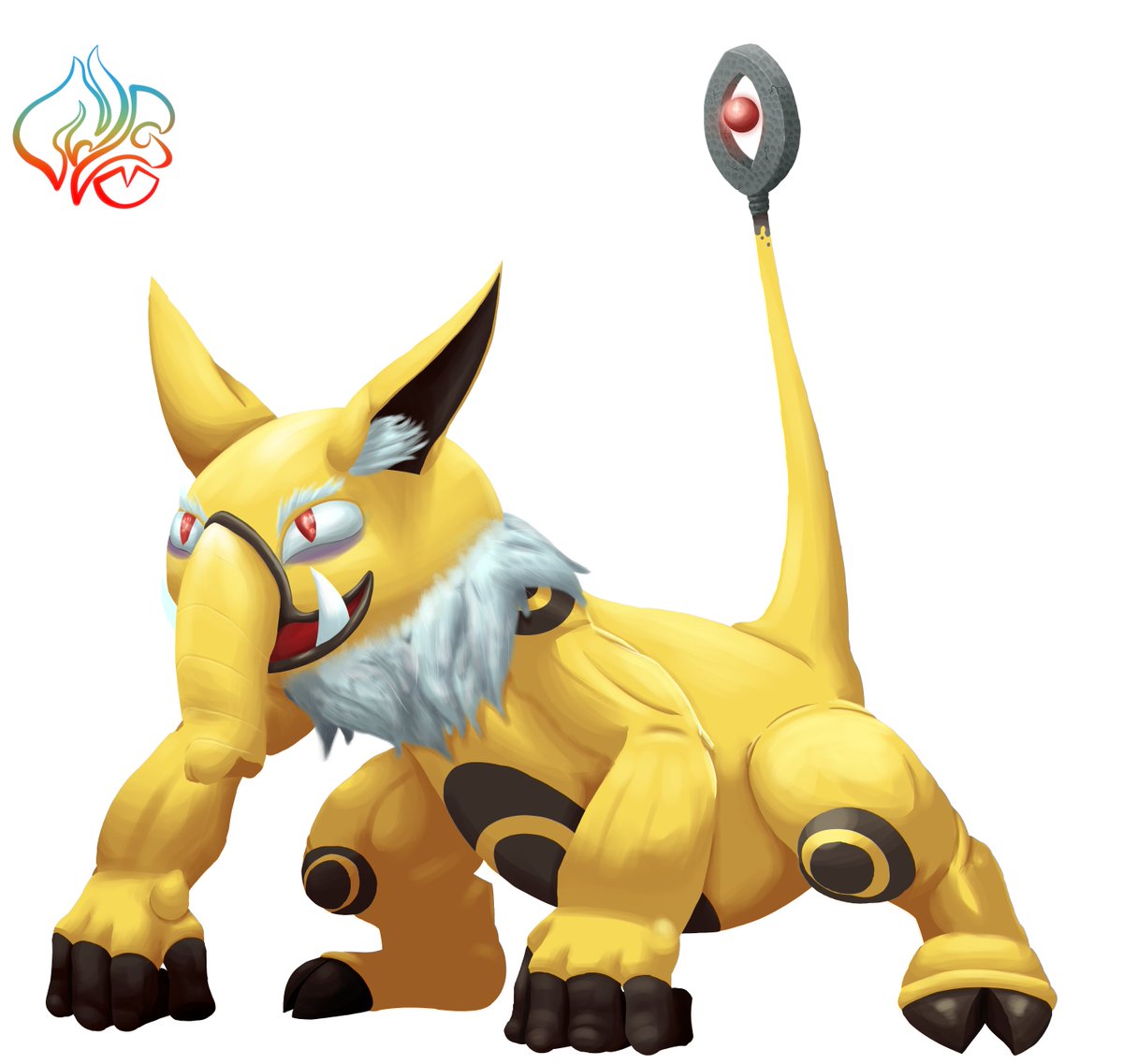 NotoriousFuego's tweet photo. I'm in like a redesigning pokemon mood as of late, so turned Hypno from a creepy old dude coded mon into a... well, still creepy but less old man coded mon.#fakemon #Pokemon https://t.co/wTz8jozDBu