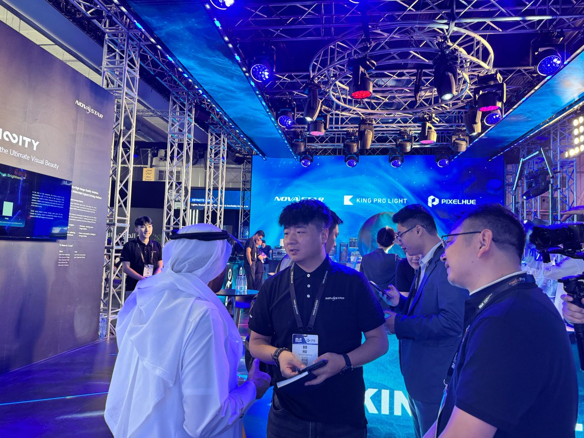 novastartech's tweet image. Day 1 of the SLS Expo  in Saudi Arabia has concluded successfully.🎉
Our special thanks go to our valued partner King Pro Light for their continued support and collaboration.
We look forward to further meaningful exchanges in the days ahead.🎊

#SLS2025 #LEDIndustry #KingProLight