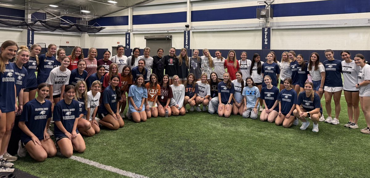 FMLadyJagSoccer's tweet image. Today, Coach Tsapos was surprised by several former players who returned wearing their college soccer shirts to honor the coach who helped launch their journeys.
Thank you, Coach T, for your leadership, dedication & heart. Your legacy will always be part of Lady Jag Soccer.