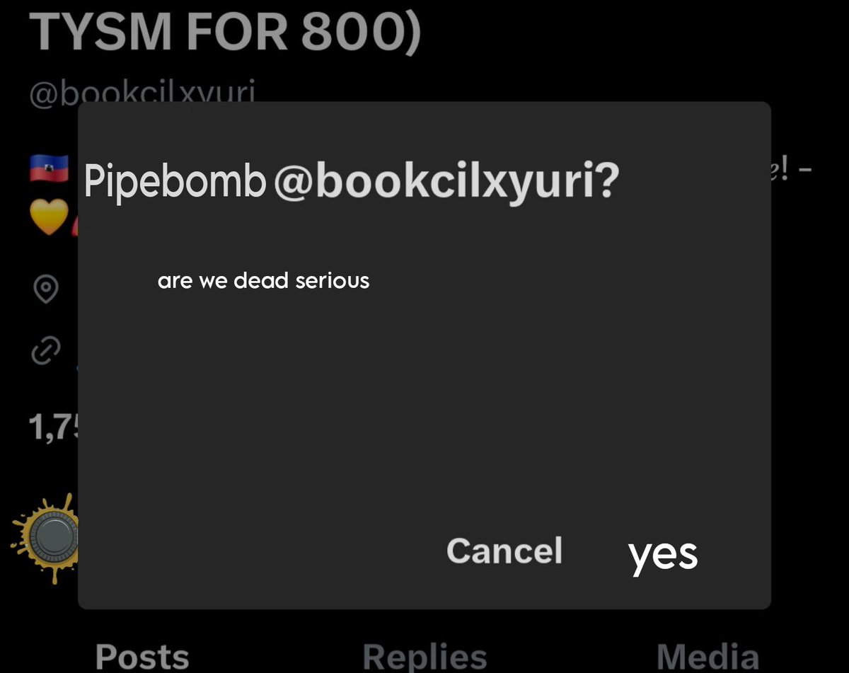 Announcer tweet media