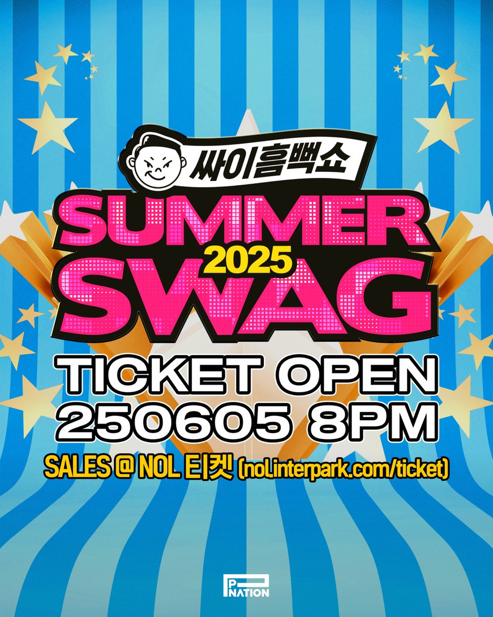 OfficialPnation's tweet photo. #์ธ์ดํ ๋ป์ผ2025 #SUMMERSWAG2025
#TicketOpen #250605 #๋ชฉ์์ผ #์ ๋
์ฌ๋์
#NFT์ ์๋งค_12PM
#์ผ๋ฐ์๋งค_8PM
#NOLํฐ์ผ์์ @NOL_ticket https://t.co/ZieoFhmKws