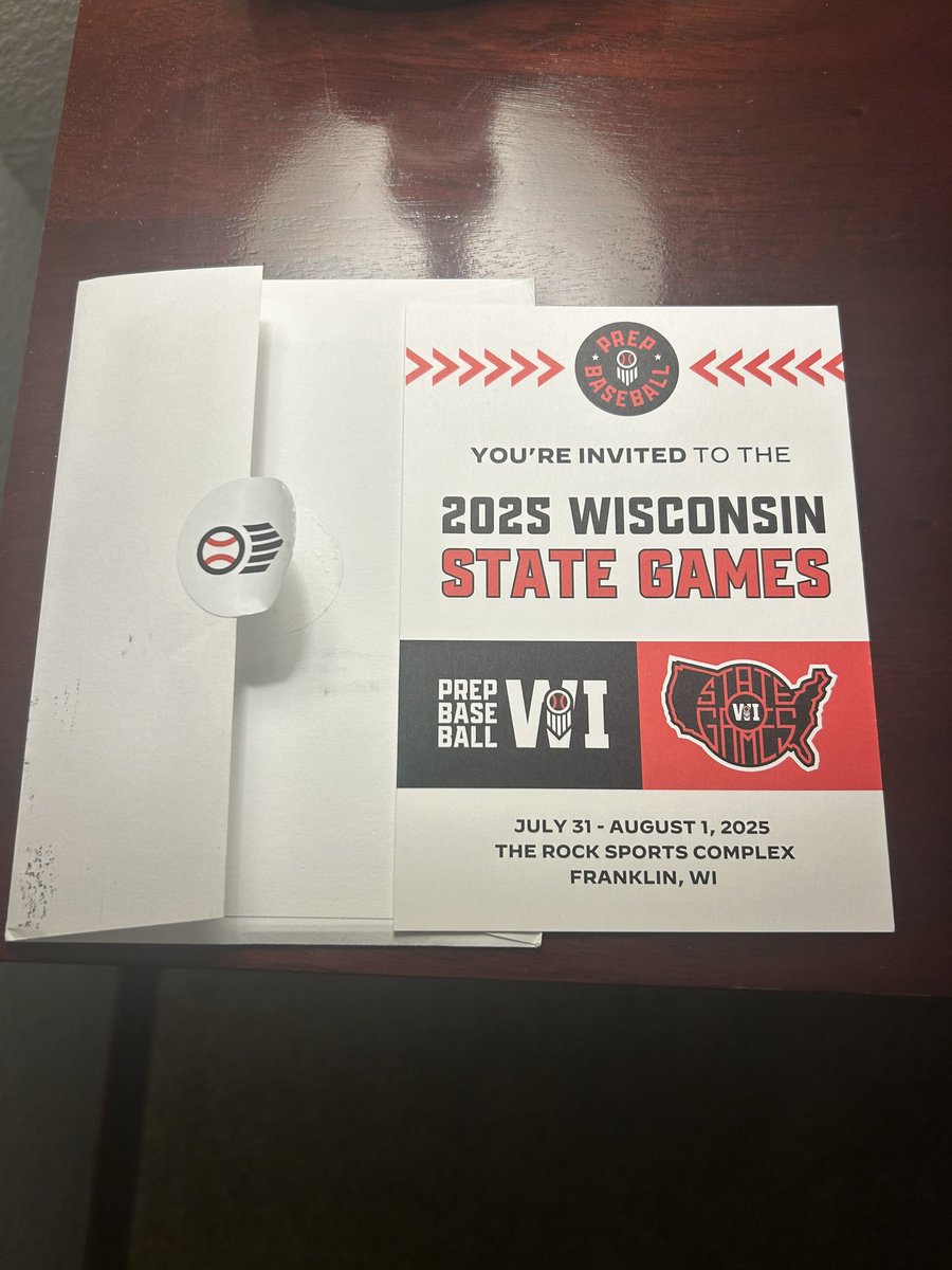 Thankyou <a href="/PrepBaseballWI/">Prep Baseball Wisconsin</a> for the WI State Games invite!!! <a href="/AndySrokaPBR/">Andy Sroka</a> <a href="/joshrfields/">Josh Fields</a> <a href="/VinnyRottino/">Vinny Rottino</a>