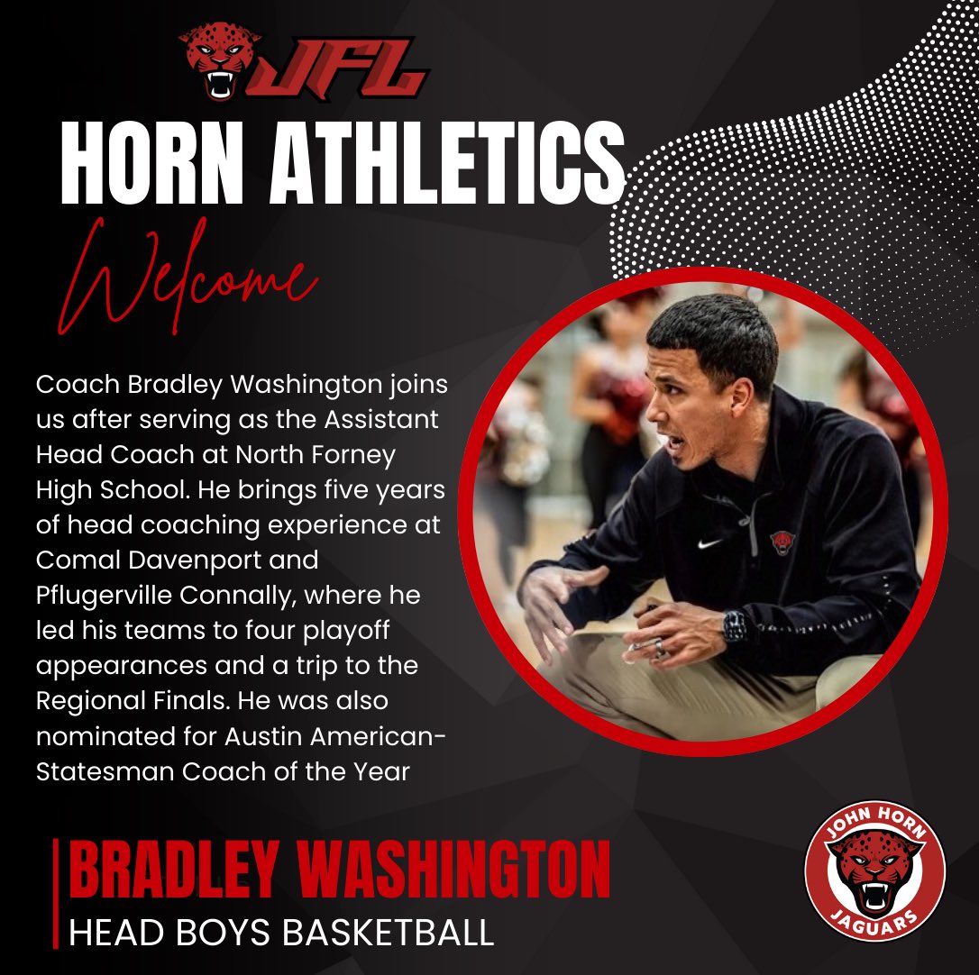 Coach_Hughes2's tweet photo. 🚨 Big Announcement! 🚨

We're excited to welcome @CoachWashNFHS as the new head coach of our Boys' Basketball team! Coach Washington will do great things with this program. Let’s get ready for an incredible season ahead! 🏀🐺💪

#JFL🐆 https://t.co/BoawMn2BqP