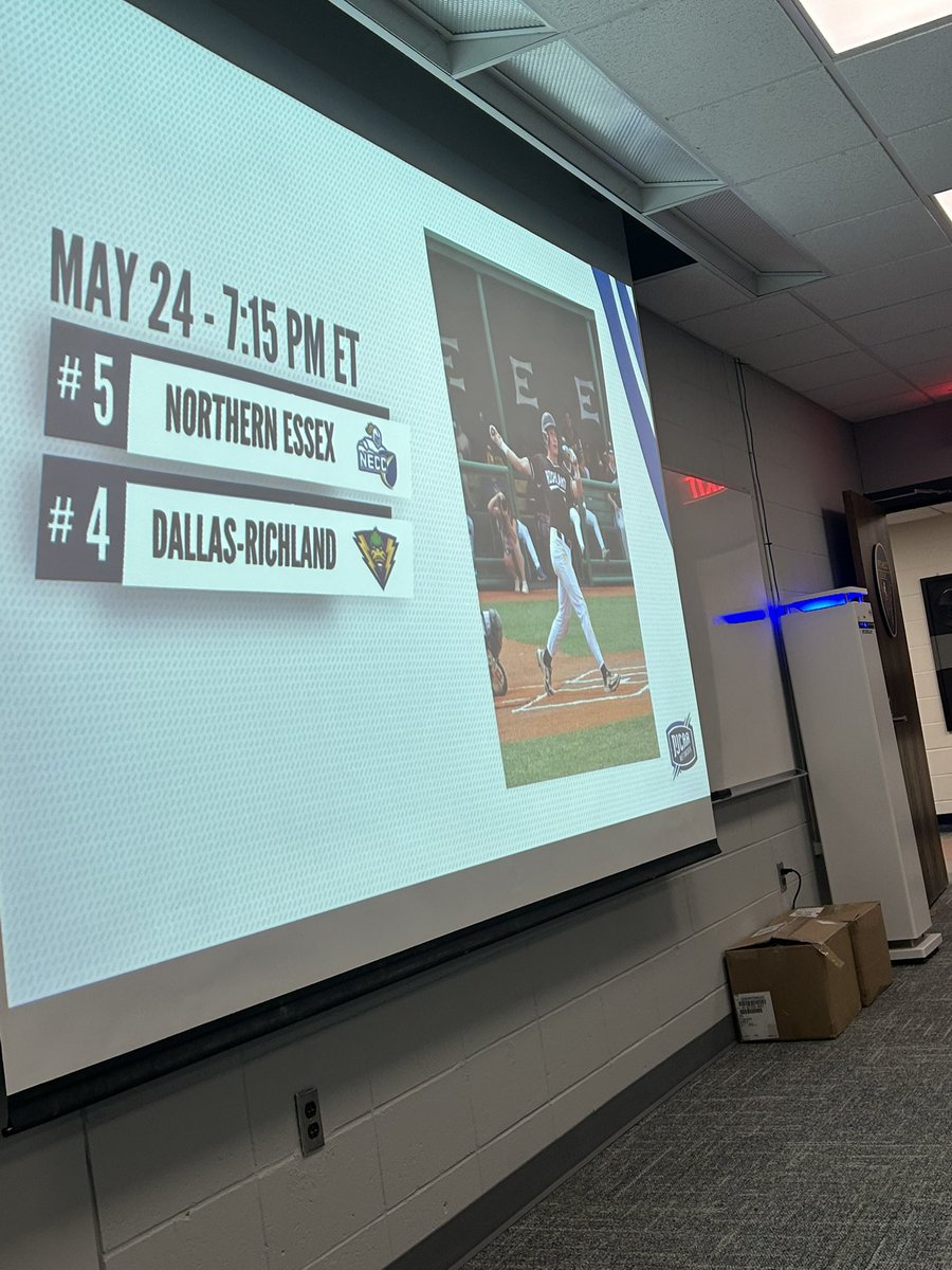 NECCKnightsAD's tweet image. Thanks to everyone who joined us earlier today for the seeding announcement. Looking forward to the trip to Auburn later this week. @NECCPrez @NJCAABaseball @NorthernEssex