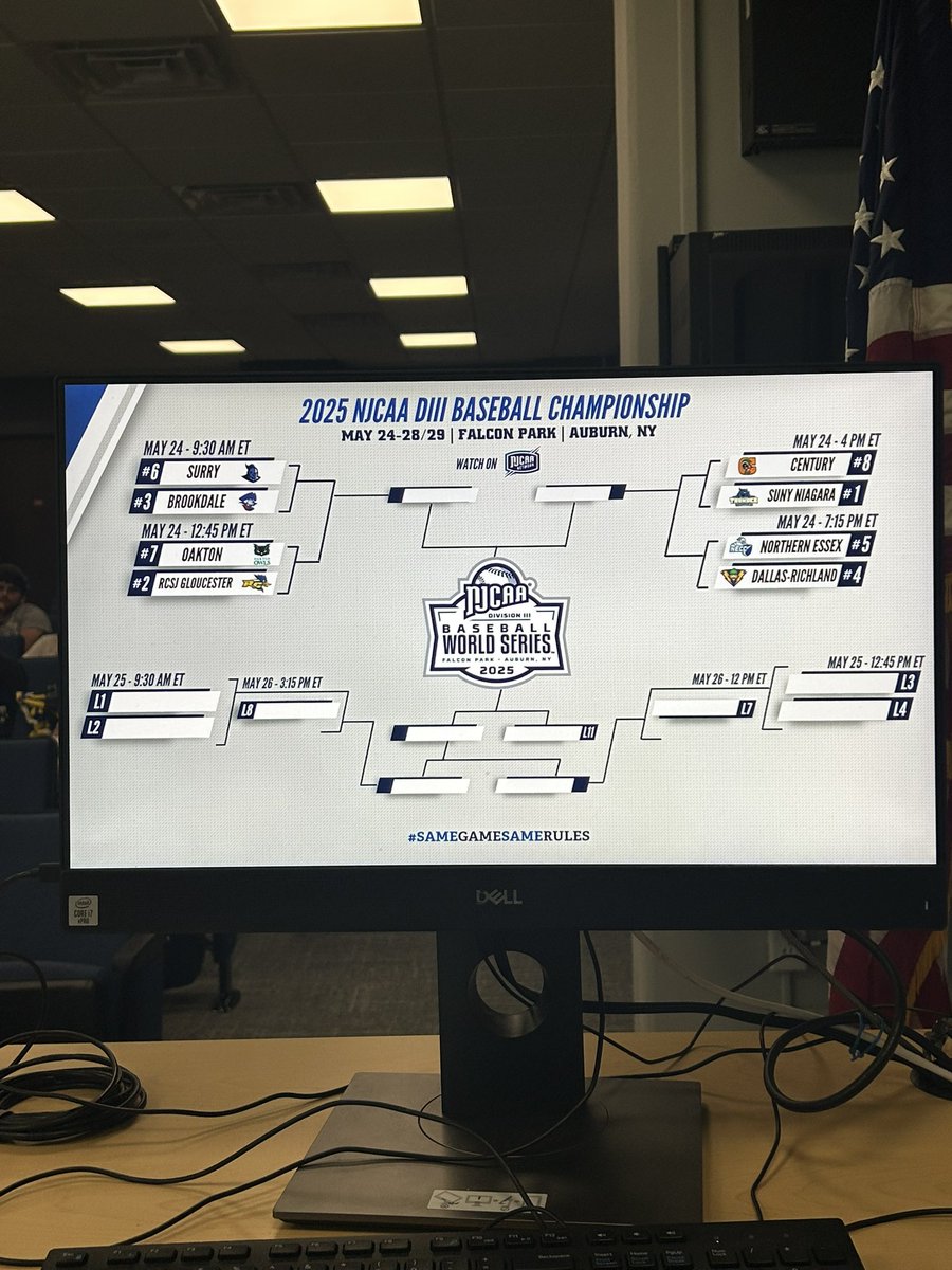 NECCKnightsAD's tweet image. Thanks to everyone who joined us earlier today for the seeding announcement. Looking forward to the trip to Auburn later this week. @NECCPrez @NJCAABaseball @NorthernEssex