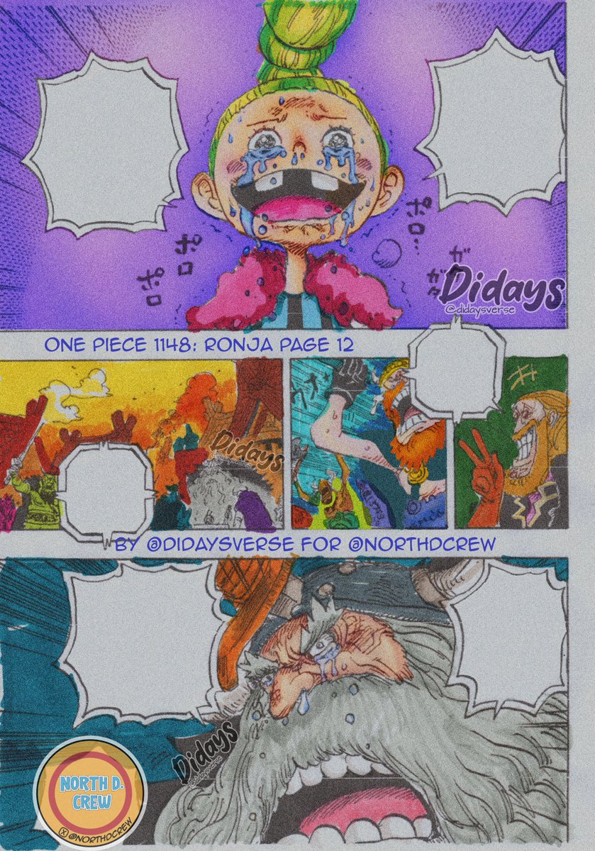 didaysverse's tweet photo. #OnePiece1148 : Ronja page 9 and 12 by me https://t.co/rQ56CqOnr7 for @NorthDCrew.
Tags: #Gigants #Ronja #elbaph #mangacoloring #traditionalcoloring #didaysverse .
REPOSTING MY ARTWORK MUST INCLUDE CREDITS PLEASE! https://t.co/vtQx9DNmpo