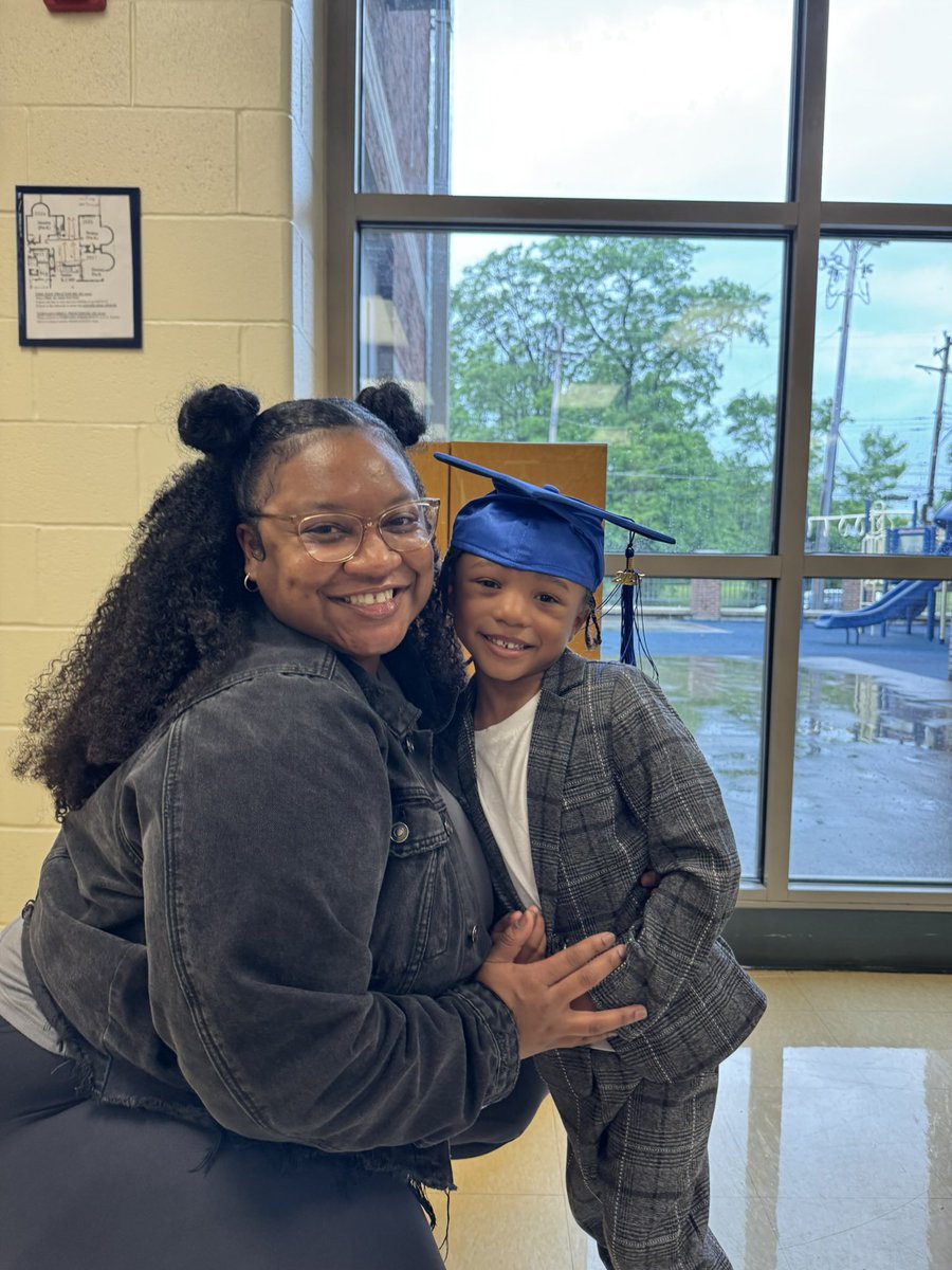 Bitch, I’m a (God)Mutha! No drama! So proud of my Ky Man for Graduating Pre-K today 🥹💙