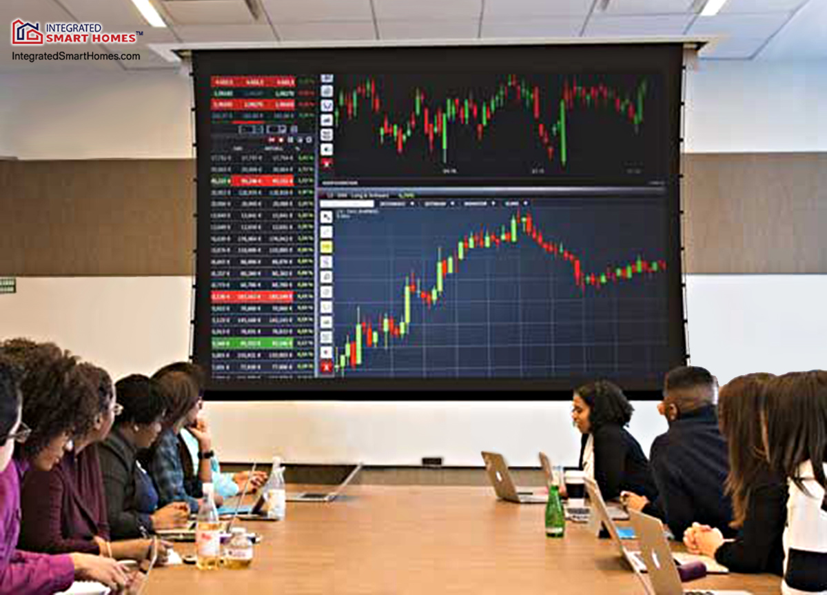 CustomSmartTech's tweet image. Create an immersive, high-tech conference room with Integrated Smart Homes' state-of-the-art motorized, drop-down, ceiling recessed screens and premium audio systems.
Learn more: IntegratedSmartHomes.com
#SmartOffices #ConferenceRoomTech #IntegratedSmartHomes