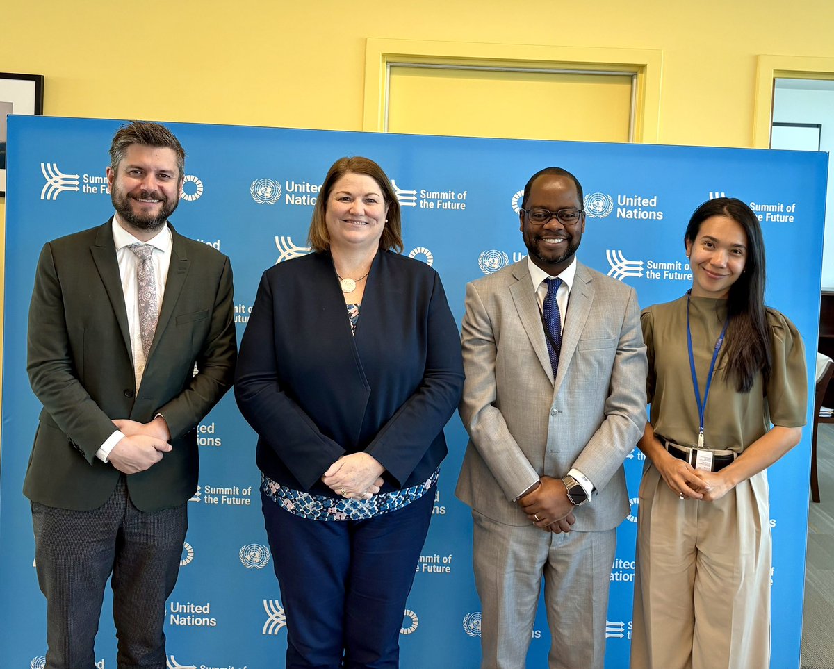 Themba Kalua (@thembakalua) on Twitter photo A pleasure to reconnect with H.E. Carolyn Schwalger, New Zealand’s Ambassador & PR to the <a href="/UN/">United Nations</a> in NY. Grateful for her insights on implementing the #PactForTheFuture, NZ’s priorities, and aligning with the 2050 Strategy for the Blue Pacific & #ABAS.
Thank you for NZ’s steadfast A pleasure to reconnect with H.E. Carolyn Schwalger, New Zealand’s Ambassador & PR to the <a href="/UN/">United Nations</a> in NY. Grateful for her insights on implementing the #PactForTheFuture, NZ’s priorities, and aligning with the 2050 Strategy for the Blue Pacific & #ABAS.
Thank you for NZ’s steadfast