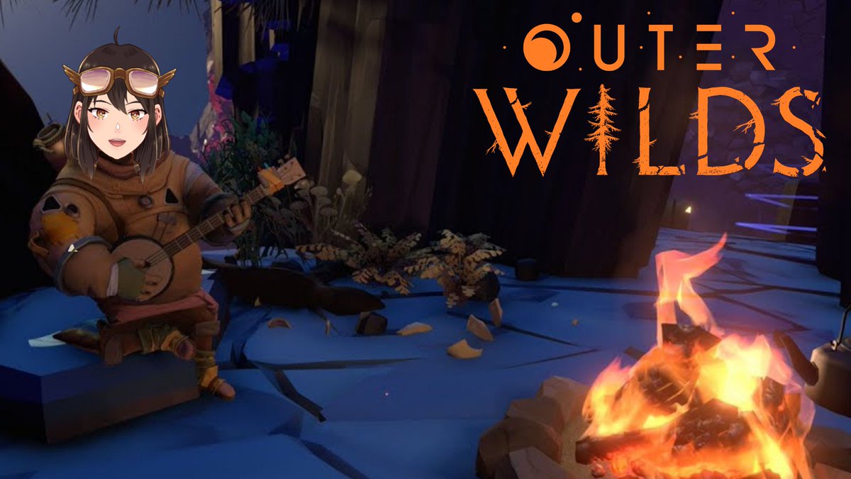 OMG WE FINISHED OUTER WILDS??? it hit me so hard at the end. even though i tried to hide it everyone knew LMAO. actually one of my top games now! please play it without looking up ANYTHING it's the best discovery experience. 
raided out to <a href="/Mypht_Media/">MYPHT</a> who is so sweet pls support