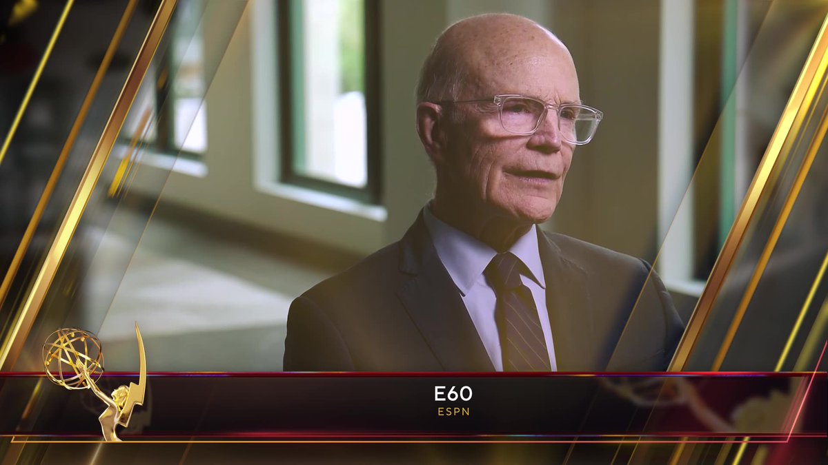 The #SportsEmmys Award for Outstanding Hosted Edited Series goes to E60 <a href="/E60/">E60</a> (<a href="/espn/">ESPN</a>).