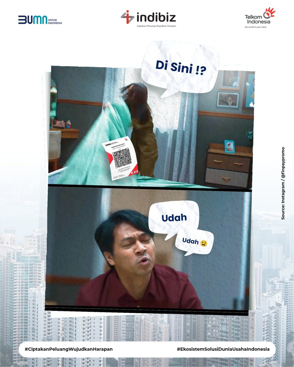 Indibiz_jtdiy's tweet photo. Saking praktisnya sampe lupa udah scan di mana ajaπ
Sobiz ada yang kayak gini juga nggak?
#indibizjtd #indibiz #FINPAY #ciptakanpeluangwujudkanharapan #ekosistemsolusiduniausahaindonesia https://t.co/ubiI8DXBNz