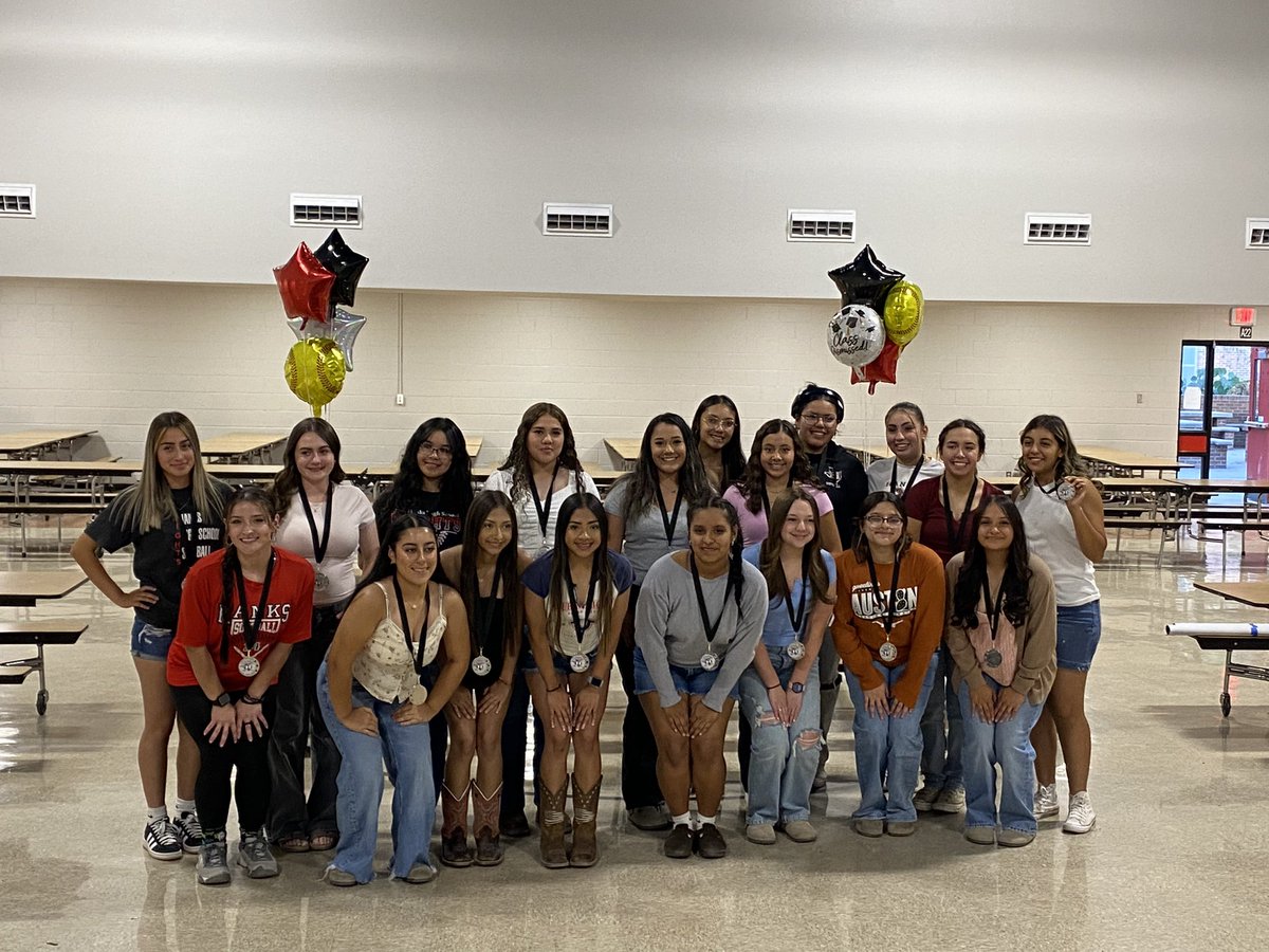 The 2025 ALL ACADEMIC Lady Knights Softball team! All of these ladies work hard on and off the field to make sure they are succeeding!