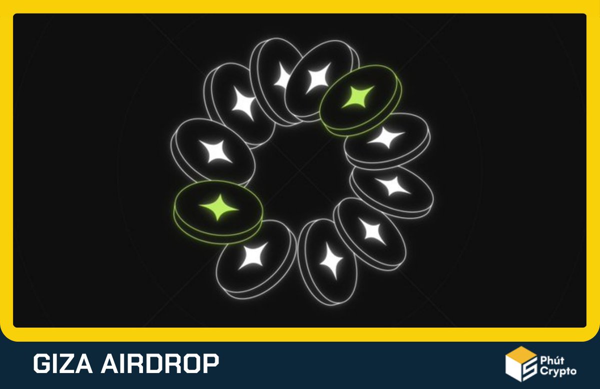 5phutcrypto_'s tweet photo. 🔥GM GM - Check Airdrop Giza nào ae ơi! #5PC @gizatechxyz 

Ae có cày chiến dịch Giza thì vào check airdrop nhé, được thùng mì tôm!

➡️Link check tại đây 
https://t.co/gsEprx2XLC

Tổng cộng 2.678.220 $GIZA đã được phân bổ cho 14.880 người dùng đủ điều kiện trong hạng mục Season 1 Social Campaigns, mỗi người nhận được 180 $GIZA cho mỗi chiến dịch hoàn thành.

🔶Các hạng mục trong Season 1 Social Campaigns bao gồm
- Người dùng Layer 3 có sử dụng ARMA Agent 
- Người dùng hoàn thành Galxe có ít nhất 1 lượt giới thiệu
- Người dùng Megaphone có tối đa 20 lượt giới thiệu.

Ngoài ra còn có phân bổ dành cho những người dùng đã đóng góp cho cộng đồng Giza.

Mình nhận được 180 token GIZA ae ạ, còn ae thì sao! GIZA đã list sàn Mexc và hiện tại đang có giá 0.1$.

Dự án hơi bịp phân bổ đều theo từng hạng mục nên ae làm nhiều bên thì lụm nhiều GIZA.

🔶Bonus: 180 GIZA bán được 20$, mình sẽ GA tặng random cho 2 bạn ngẫu nhiên mỗi bạn 10$ nhé. 

Ae ❤️+ RT + Comment địa chỉ ví mạng base, end trong 2 giờ.