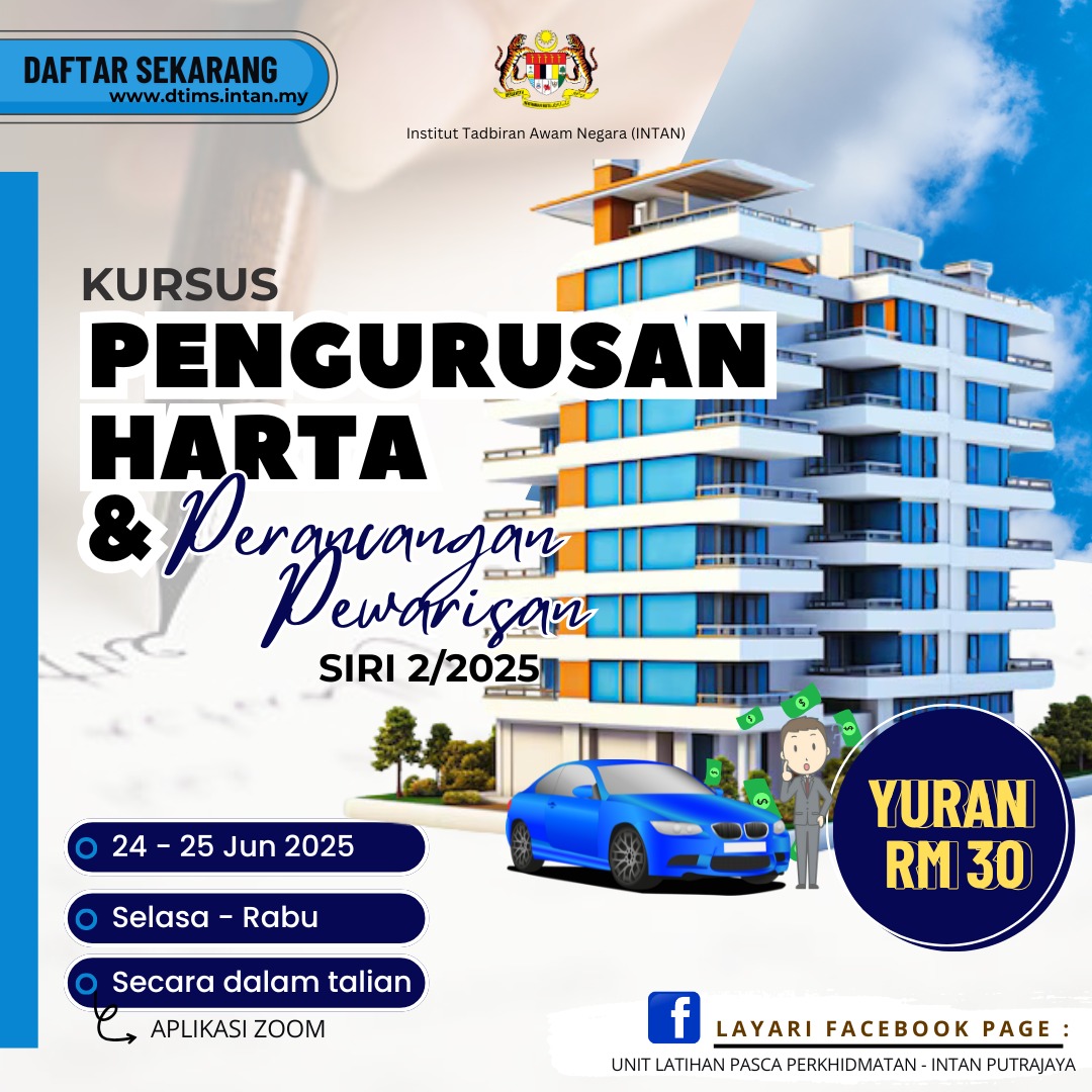 𝐊𝐔𝐑𝐒𝐔𝐒 𝐏𝐄𝐑𝐓𝐀𝐍𝐈𝐀𝐍 𝐃𝐈𝐆𝐈𝐓𝐀𝐋 (𝐒𝐌𝐀𝐑𝐓 𝐅𝐀𝐑𝐌𝐈𝐍𝐆) 𝐒𝐈𝐑𝐈 𝟐/𝟐𝟎𝟐𝟓 𝐒𝐄𝐂𝐀𝐑𝐀 𝐃𝐀𝐋𝐀𝐌 𝐓𝐀𝐋𝐈𝐀𝐍

🔵Pendaftaran dan maklumat lanjut mengenai kursus ini boleh dibuat melalui pautan
dtims.intan.my/detail_course/…