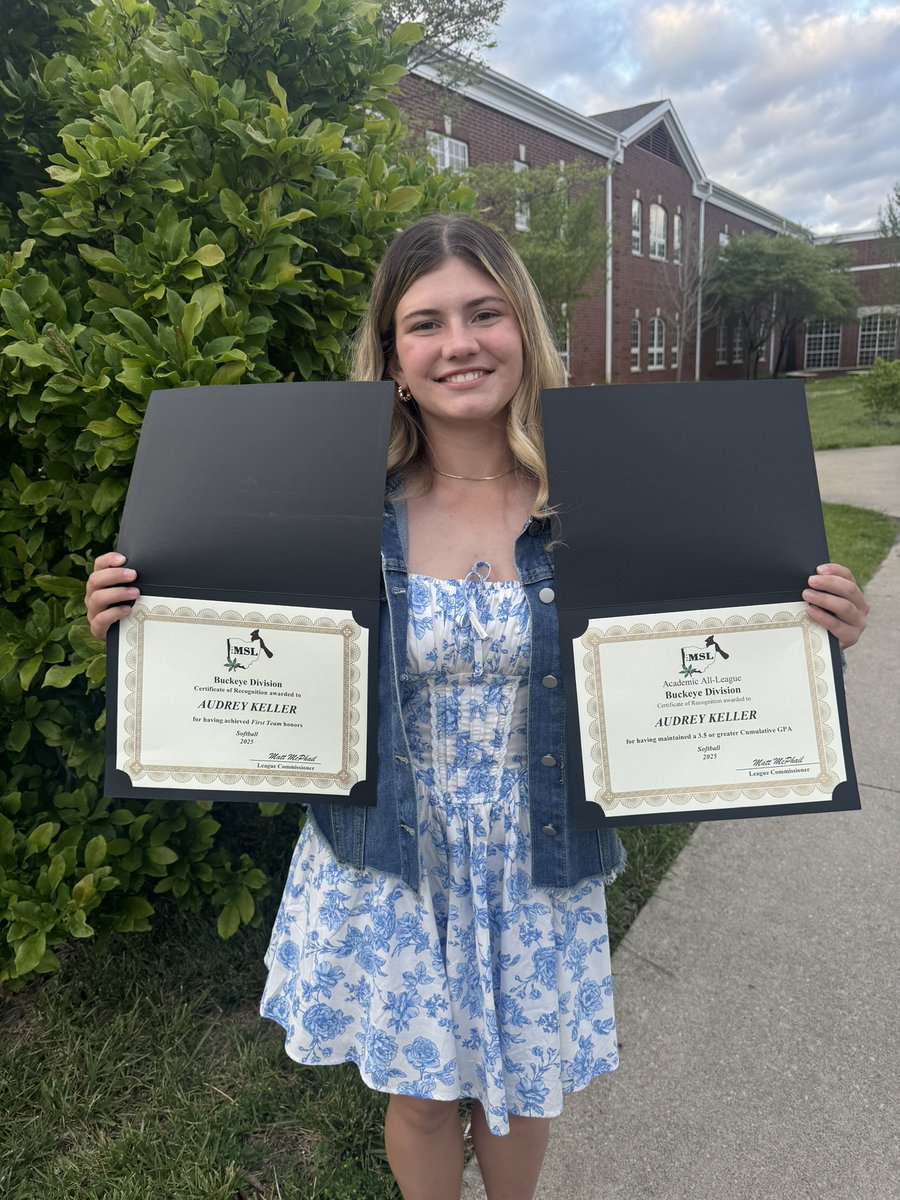 Audrey Keller (@audreykeller26) on Twitter photo I am thrilled to share that I received 1st team MSL Buckeye, 2nd team Central District, Academic All League & team MVP My entire softball career I’ve had incredible coaching. Stay wanting more. <a href="/ExtraInningSB/">EXTRA INNING SOFTBALL</a> <a href="/FieldofDreamsOH/">Field of Dreams</a> <a href="/buckeyepilot67/">buckeyepilot</a> I am thrilled to share that I received 1st team MSL Buckeye, 2nd team Central District, Academic All League & team MVP My entire softball career I’ve had incredible coaching. Stay wanting more. <a href="/ExtraInningSB/">EXTRA INNING SOFTBALL</a> <a href="/FieldofDreamsOH/">Field of Dreams</a> <a href="/buckeyepilot67/">buckeyepilot</a>