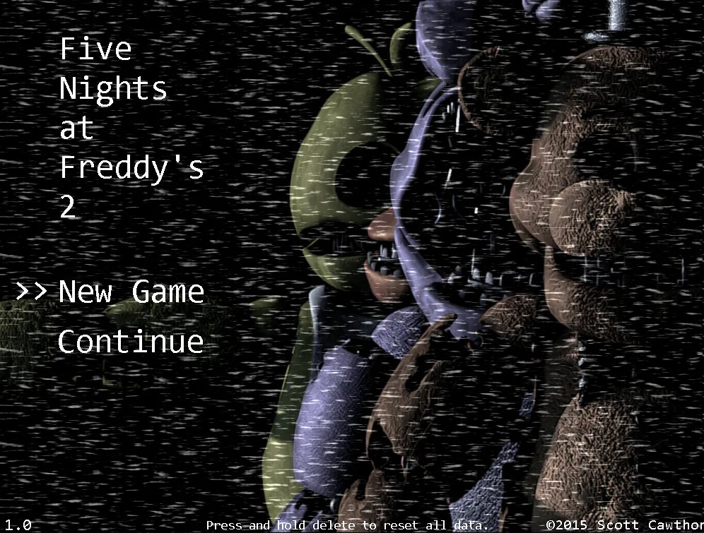 we're also going to be playing fnaf 2!!
...not quite how i remember it though...