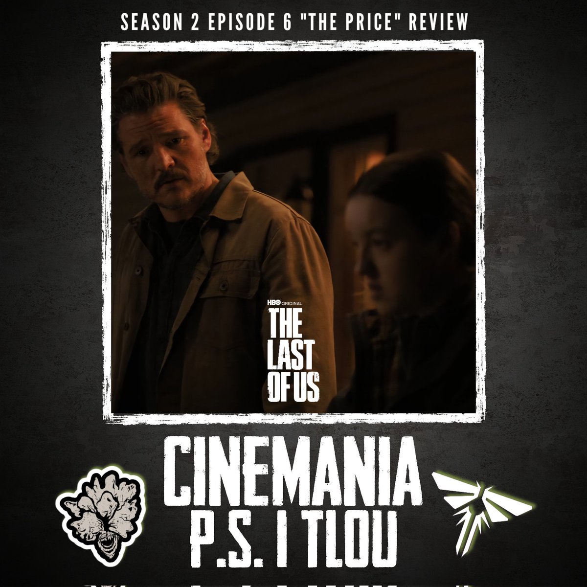 CinemaniaWorld's tweet image. Check out an all NEW episode of P.S I TLOU our #TheLastOfUs Recap Show! Join @Cinemaniac94 , @rejectedhannah , @ChillyBoyYT , and @TheJosieMarie as they talk that incredible yet controversial episode of #TheLastOfUsSeason2 ! A lot to get into!
Listen: linktr.ee/cinemaniaworld