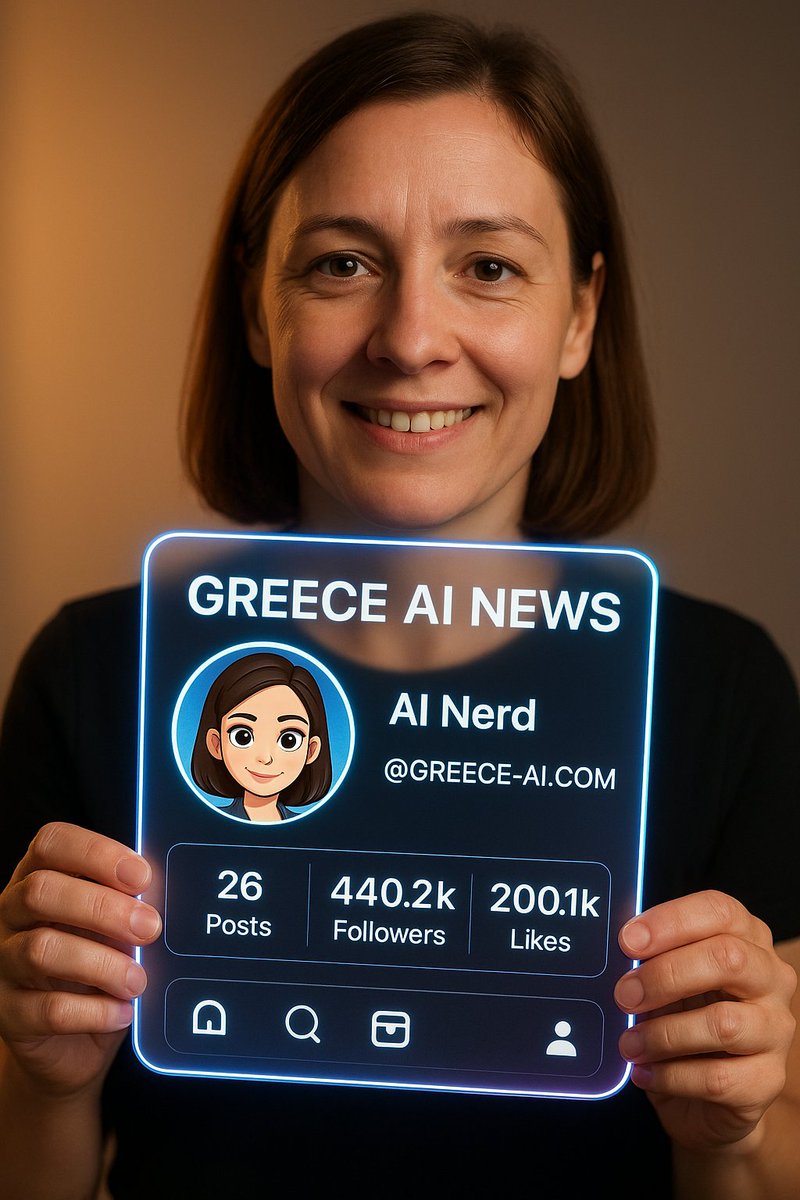 GreeceAINews's tweet image. ♦️Μείνε ενημερωμένος με επιστημονικά τεκμηριωμένες ειδήσεις!

Σε έναν κόσμο γεμάτο πληροφορίες, συχνά αναληθείς, η αξιοπιστία είναι το παν.
Είναι πολύ εύκολο να σε παραπλανήσουν.
#AIContent
#ContentWithAI
#AICreativity
#GenerativeAI
#AIForCreators
#AIContentCreation