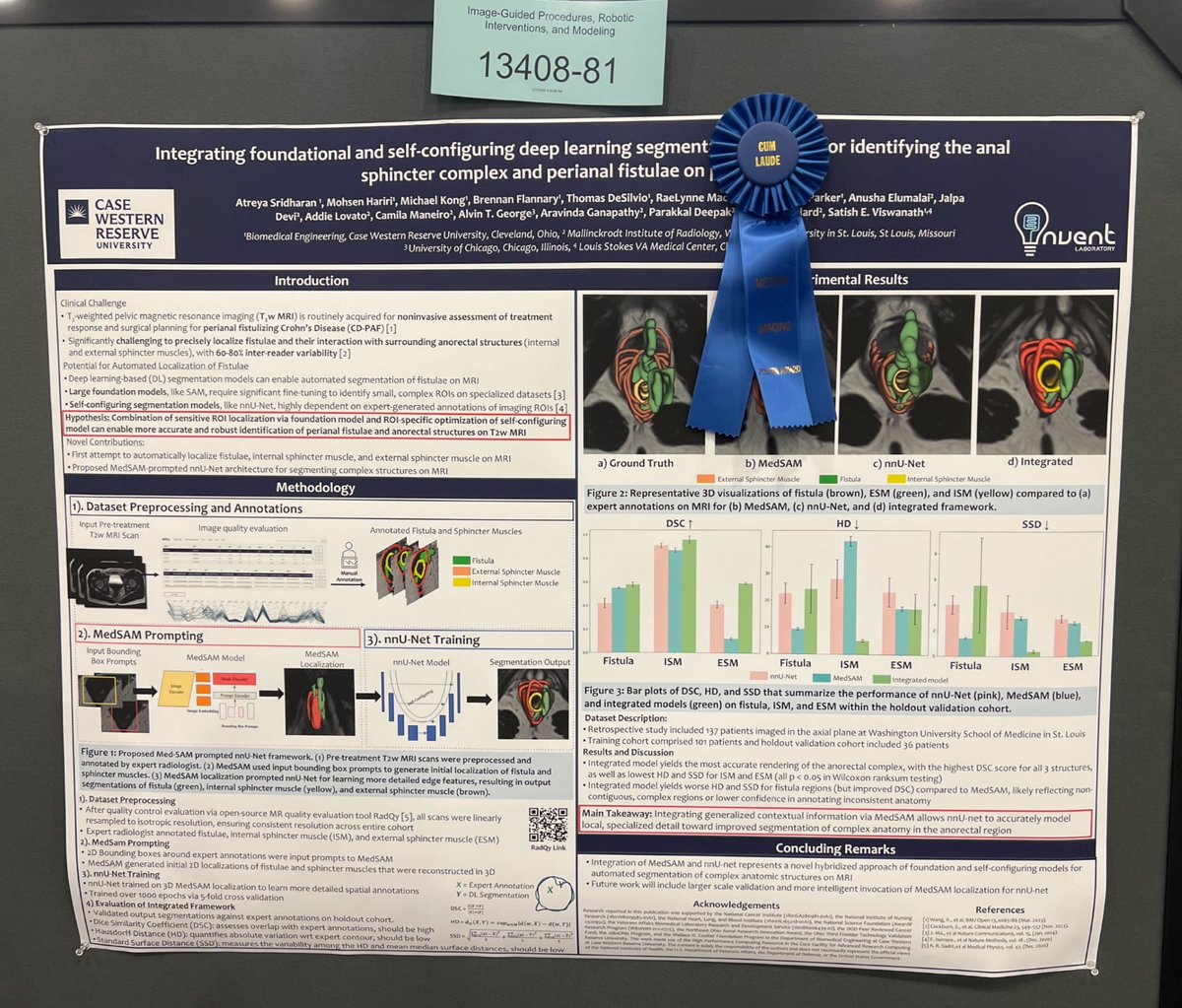 CWRU Biomedical Engineering (@cwrubme) on Twitter photo Students in Associate Professor <a href="/satishev/">Satish E. Viswanath</a>'s INVent Lab won the Image-Guided Procedures and Robotic Interventions Cum Laude Poster Award at this year's #SPIEMedicalImaging conference.
Kudos to everyone involved, including co-first authors <a href="/atreya_s/">Atreya Sridharan</a> and Thomas DeSilvio. Students in Associate Professor <a href="/satishev/">Satish E. Viswanath</a>'s INVent Lab won the Image-Guided Procedures and Robotic Interventions Cum Laude Poster Award at this year's #SPIEMedicalImaging conference.
Kudos to everyone involved, including co-first authors <a href="/atreya_s/">Atreya Sridharan</a> and Thomas DeSilvio.