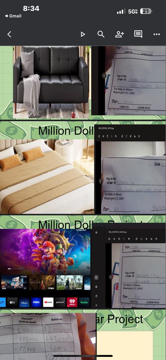 Roxologist's tweet photo. Yes, second and third graders CAN learn how to keep a ledger, write checks, and create slideshows! Most fun project every year:) #spendingAmillionBUCKS #financialLITERACY
@BluebonnetLions https://t.co/VEuWJD8Zl7