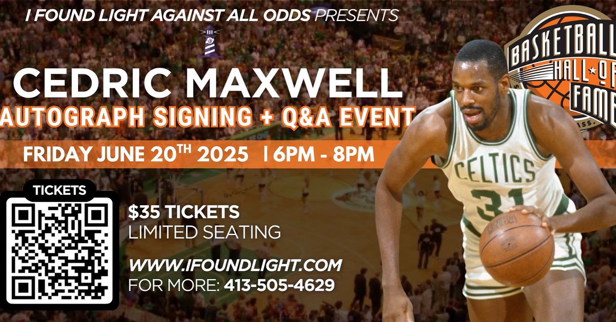 stefanDavis3's tweet photo. 🎟️ Limited tickets are available at Basketball Hall of Fame the day of the event at the door, so grab yours now at https://t.co/tj66iSU90b. Proceeds will benefit at-risk youth and the I Found Light Against All Odds home for homeless &amp; housing-insecure girls. https://t.co/LPTQ2dIeMs
